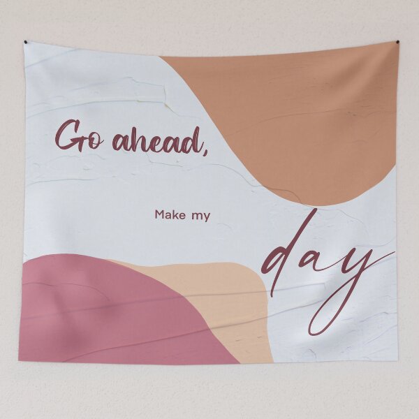Item preview, Go ahead,make my day Quote designed and sold by cBeatrix.