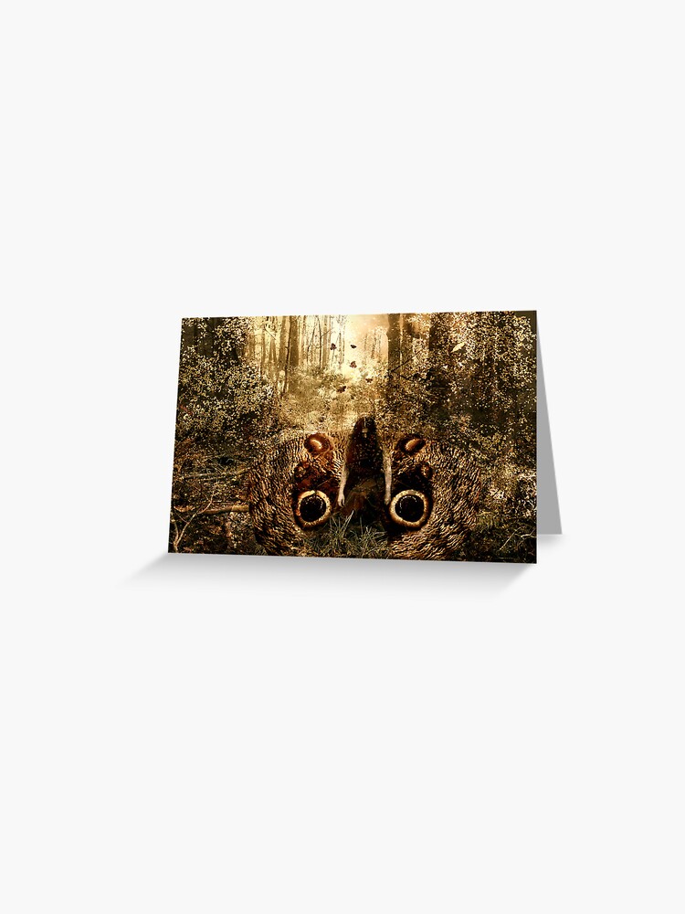 Thumbnail 1 of 2, Greeting Card, Moth designed and sold by KatarinaSilva.