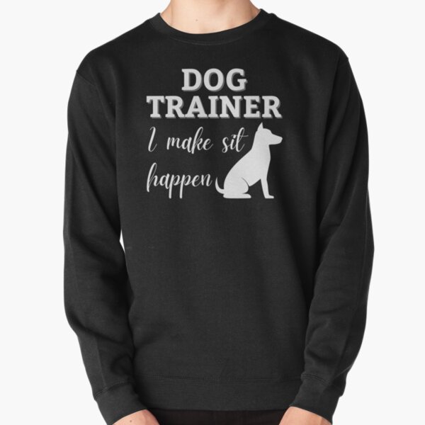 Vintage Style Positive Dog Trainer Hoodie Clicker Training 