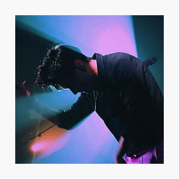 Harry styles lights up Photographic Print