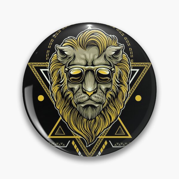 Item preview, Geometric Cool Lion designed and sold by VibrantGifts.