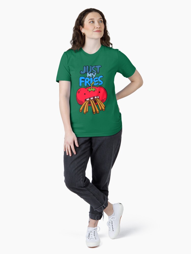 Thumbnail 4 of 7, Essential T-Shirt, Just My Fries designed and sold by raysan.