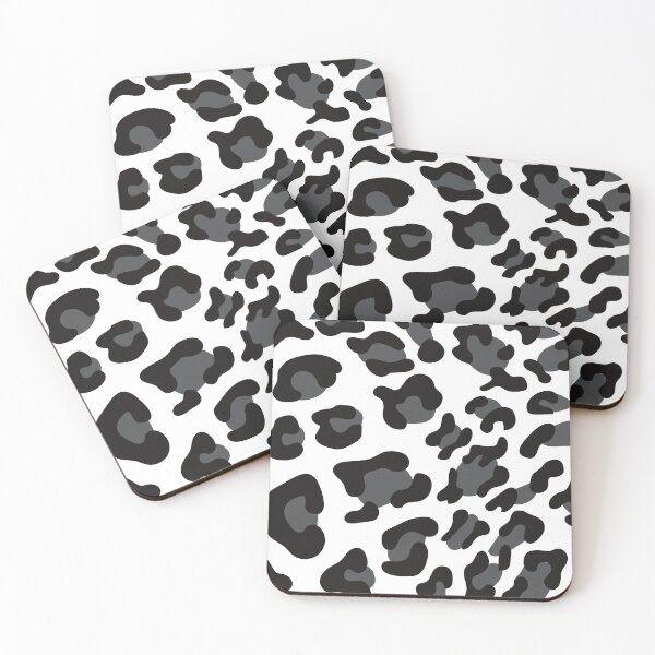 Item preview, Grey and White Leopard Print designed and sold by cgroenewald.
