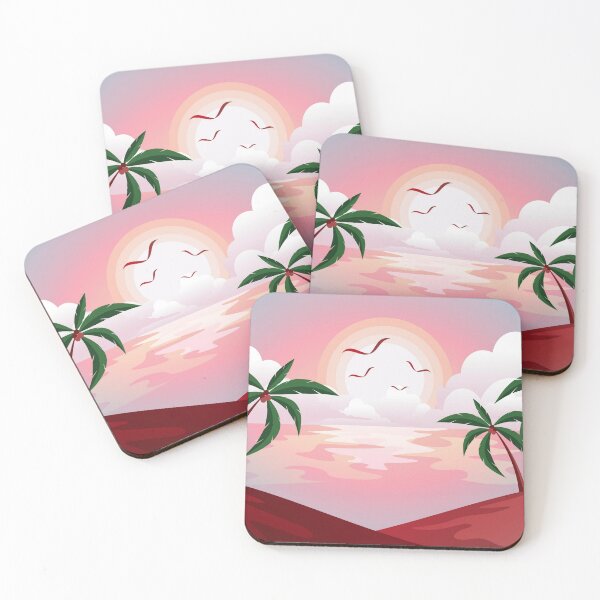 Item preview, Sunset at Palm Beach designed and sold by BlushPearls.
