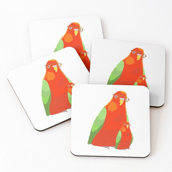 Item preview, P for parrot squared designed and sold by PforParrot.