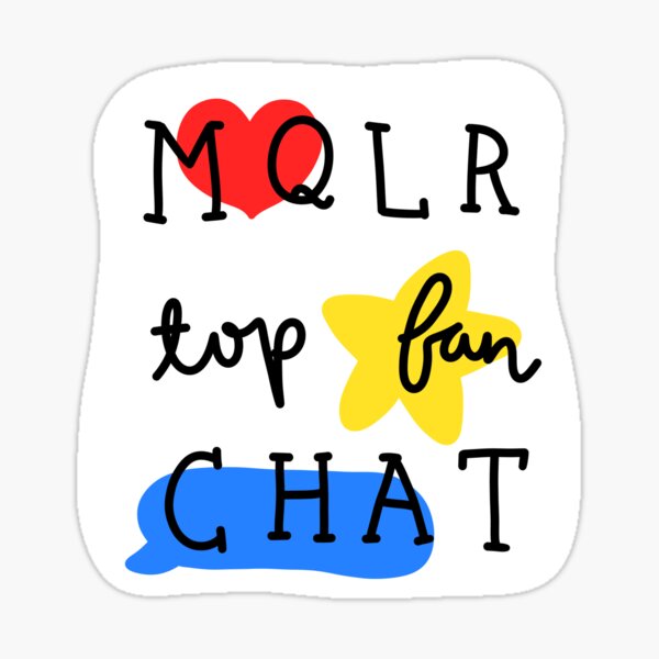 MQLR top fan chat Sticker