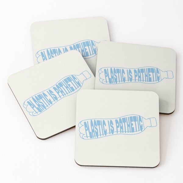 Item preview, PLASTIC IS PATHETIC 1 designed and sold by SPACESHEEP0202.