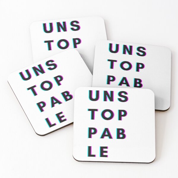 Item preview, Glitchy Unstoppable Text designed and sold by Enid Guinn.