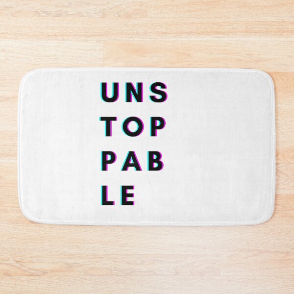 Item preview, Glitchy Unstoppable Text designed and sold by Enid Guinn.