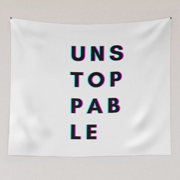 Item preview, Glitchy Unstoppable Text designed and sold by Enid Guinn.