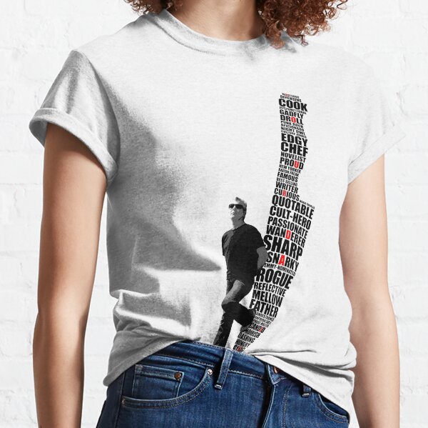 Anthony Bourdain Knife Design Classic T-Shirt