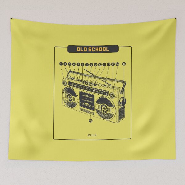 Item preview, Old School Boombox designed and sold by RULR.
