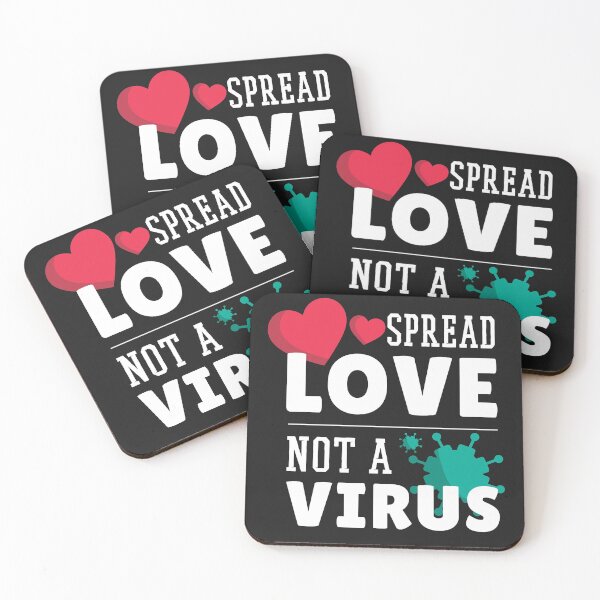 Item preview, Spread Love Not a Virus  designed and sold by RisingFrequency.