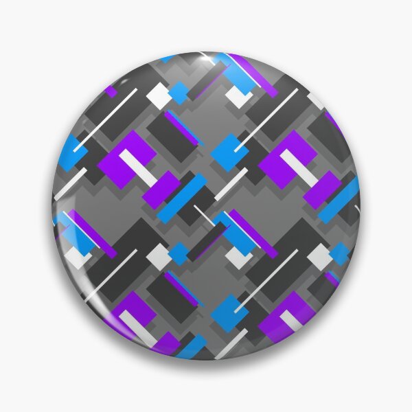 Aperçu de l'œuvre Abstrait Rectangles Violet Bleu Noir créée et vendue par eidrood.
