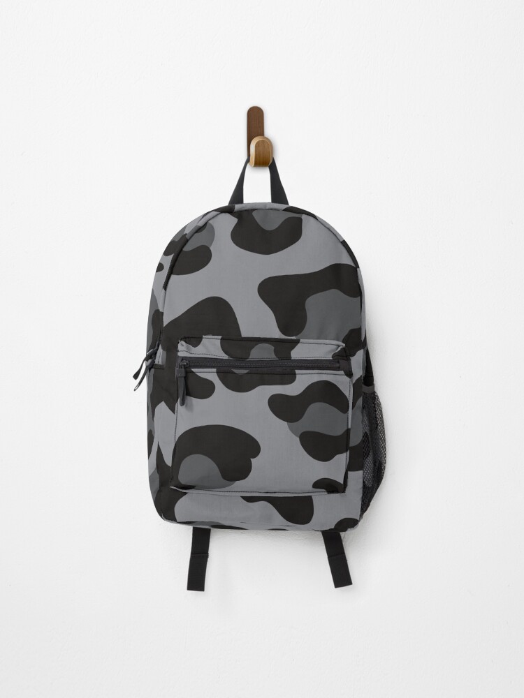 black leopard print backpack