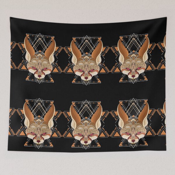 Item preview, Geometric Fancy Fox designed and sold by VibrantGifts.