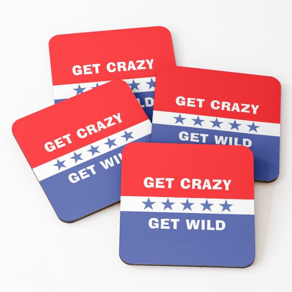 Item preview, Get Crazy Get Wild Flag designed and sold by Boxing Kangaroo Retail Company.