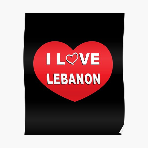 I love Lebanon Poster
