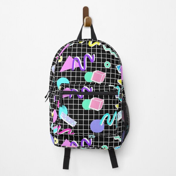 Item preview, 80s Retro Party Grid Design (Black BG) designed and sold by melisssne.