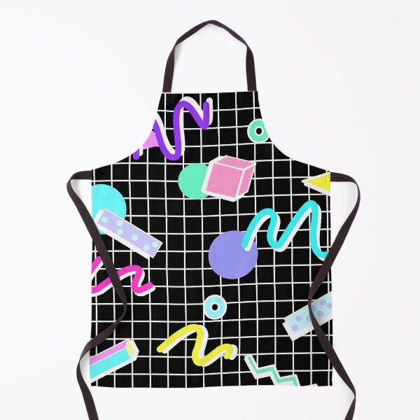 Item preview, 80s Retro Party Grid Design (Black BG) designed and sold by melisssne.