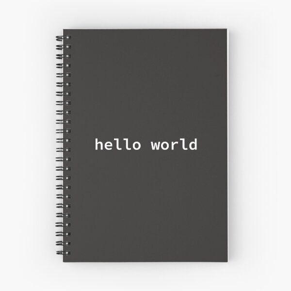 Item preview, Hello World Slogan in white designed and sold by bdws.