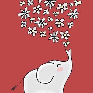 Artwork thumbnail, Fun and frolic baby elephant by SidTastic