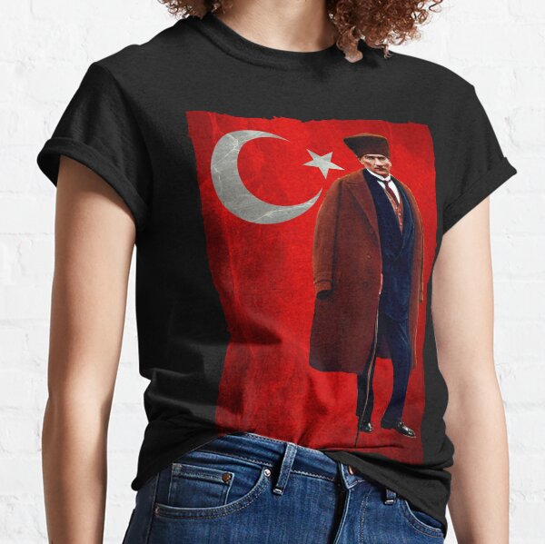 Urban Road Turkey T Shirt Printed Turkish Grunge Flag Short Sleeve