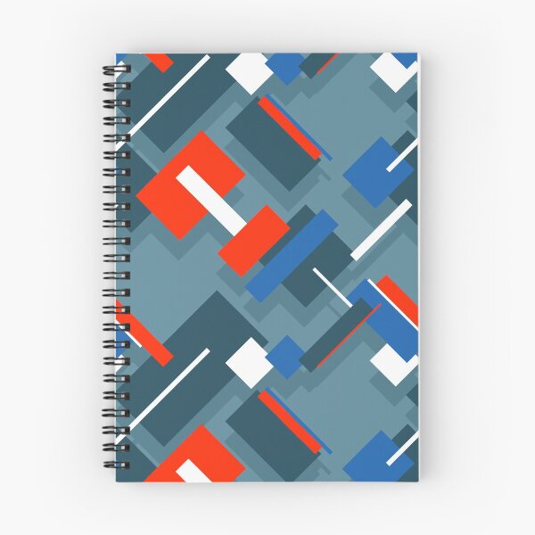 Item preview, Abstract Rectangles Red Blue designed and sold by eidrood.