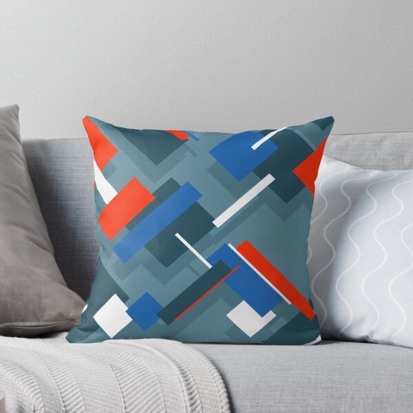 Item preview, Rectángulos abstractos rojo azul designed and sold by eidrood.