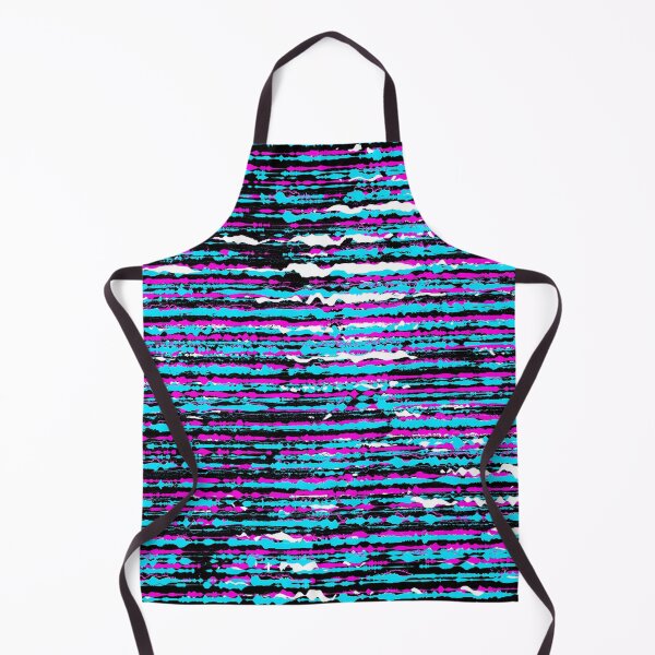 Item preview, Cyberpunk glitched sound lines pattern designed and sold by WanderAesthetic.