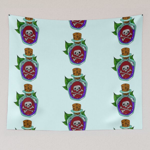 Item preview, Old Poison Skull Tattoo designed and sold by BV-creas.