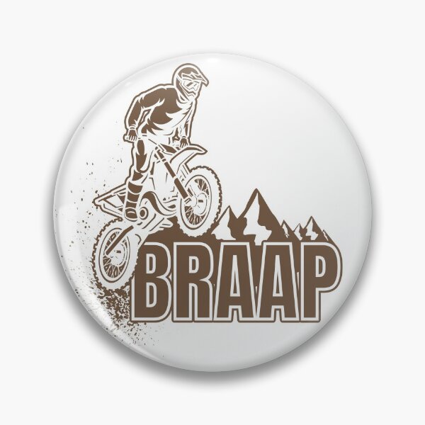 Artikelvorschau, Brown Braap Dirt Bike Motorrad entworfen und verkauft von playloud.