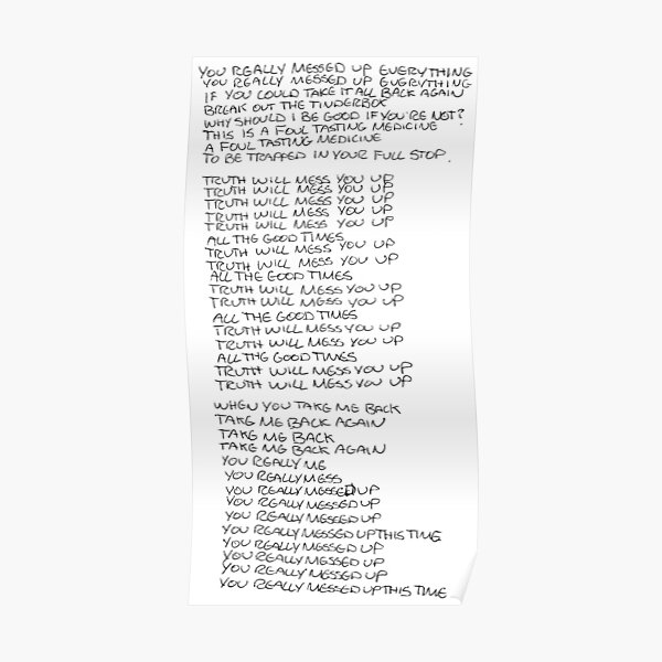 Radiohead - arrêt de Ful Poster