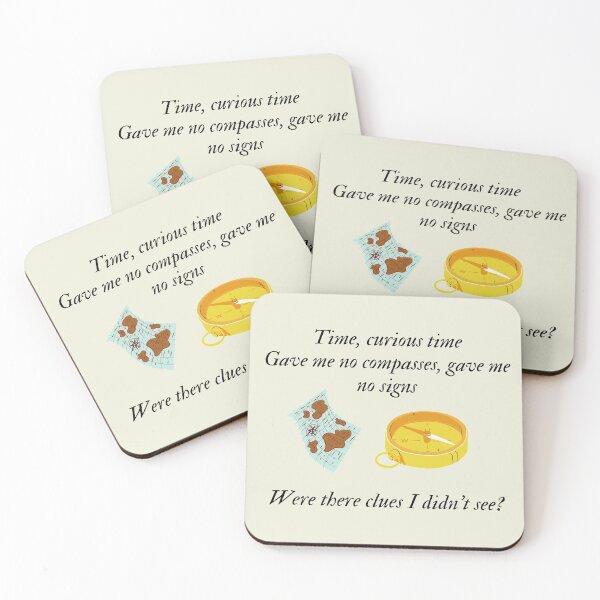 Item preview, folklore invisible string lyrics Taylor Swift time curious compasses signs clues designed and sold by TheFirstMayDay.