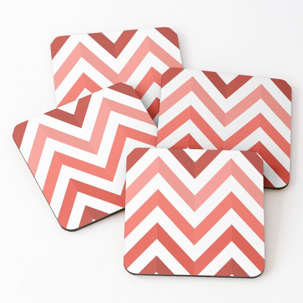 Item preview, Herringbone Stripe Pattern, Red White & Pink designed and sold by inquestyle.