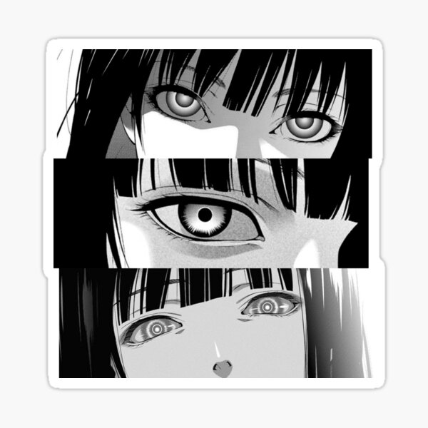 Anime girl eye - Anime Eyes - Sticker | TeePublic