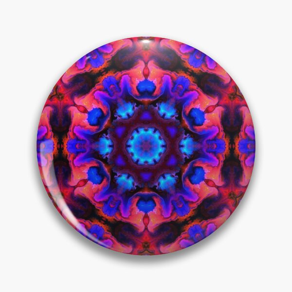 Item preview, Glowing Luminous Flower Mandala designed and sold by royrahul.