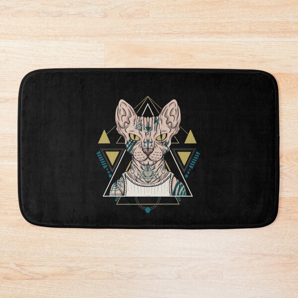 Item preview, Geometric Egyptian Cat designed and sold by VibrantGifts.