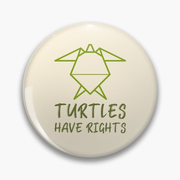 Item preview, Turtles Have Rights Outline of Turtle designed and sold by Telle Garcia.