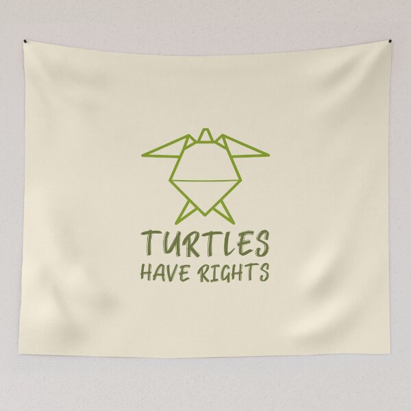 Item preview, Turtles Have Rights Outline of Turtle designed and sold by Telle Garcia.