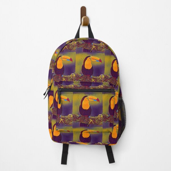 Item preview, Happy Tucan in the Tropical Rainforest. designed and sold by NatanDesigns.