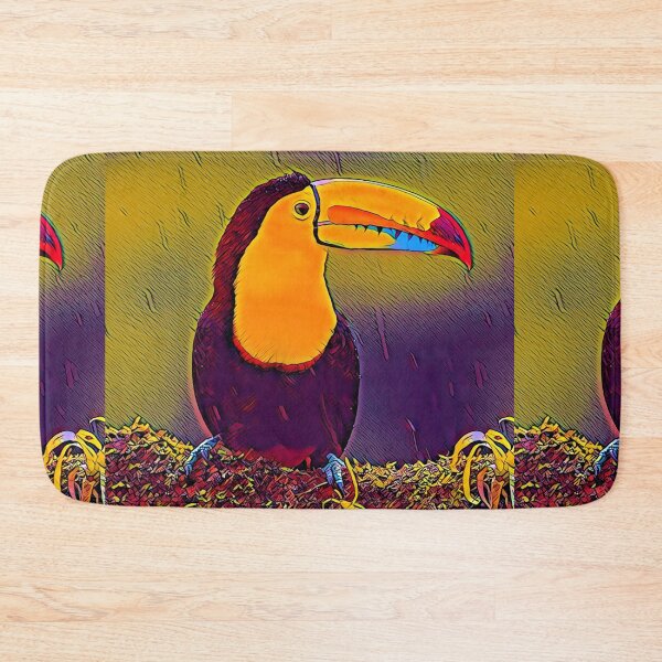 Item preview, Happy Tucan in the Tropical Rainforest.  designed and sold by NatanDesigns.