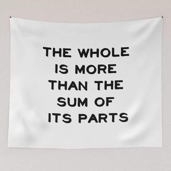 Item preview, Aristotle quotes - The whole is more than the sum of its parts designed and sold by Inspirationmotivation.