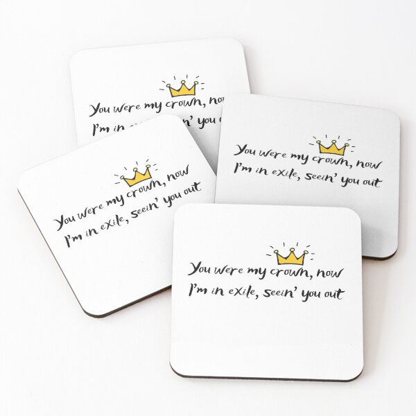 Item preview, folklore Taylor Swift lyrics exile crown seein you out era album designed and sold by TheFirstMayDay.