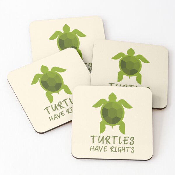 Item preview, Turtles Have Rights Hard Shell Turtle designed and sold by Telle Garcia.
