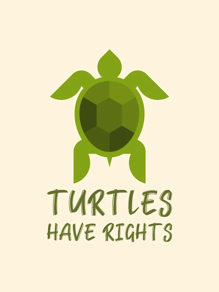 Thumbnail 4 of 4, iPhone Case, Turtles Have Rights Hard Shell Turtle designed and sold by Telle Garcia.