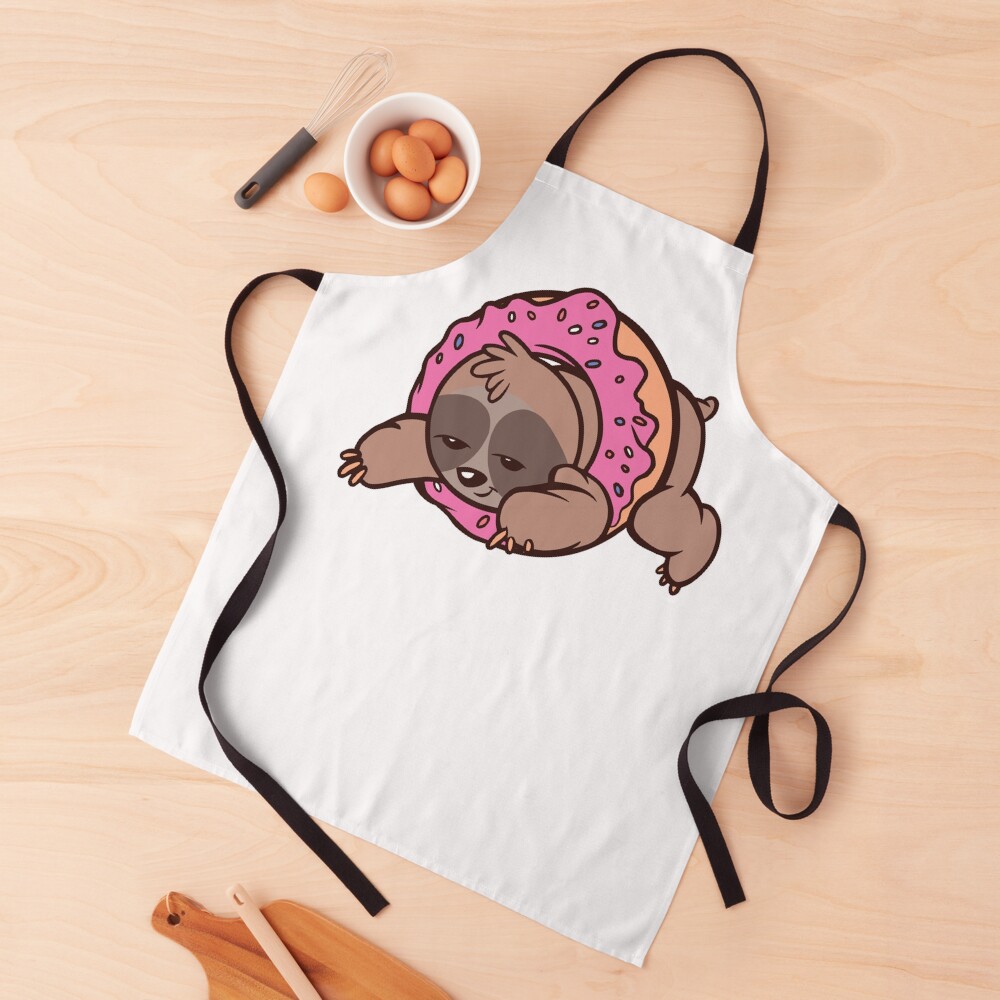 SLOTH DONUT Apron