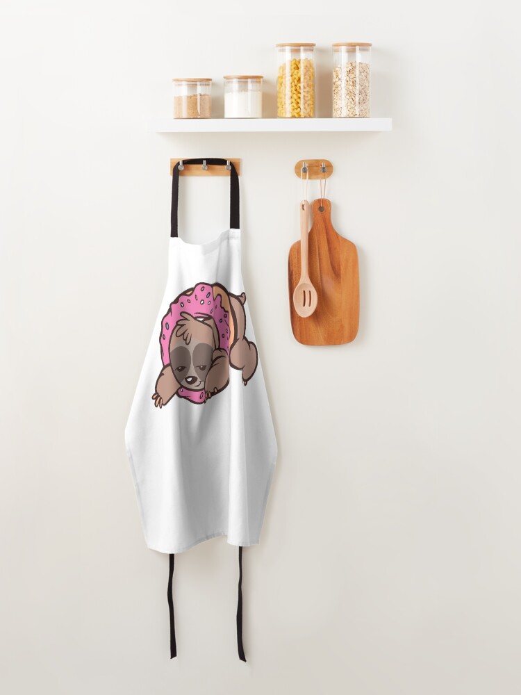 Alternate view of SLOTH DONUT Apron