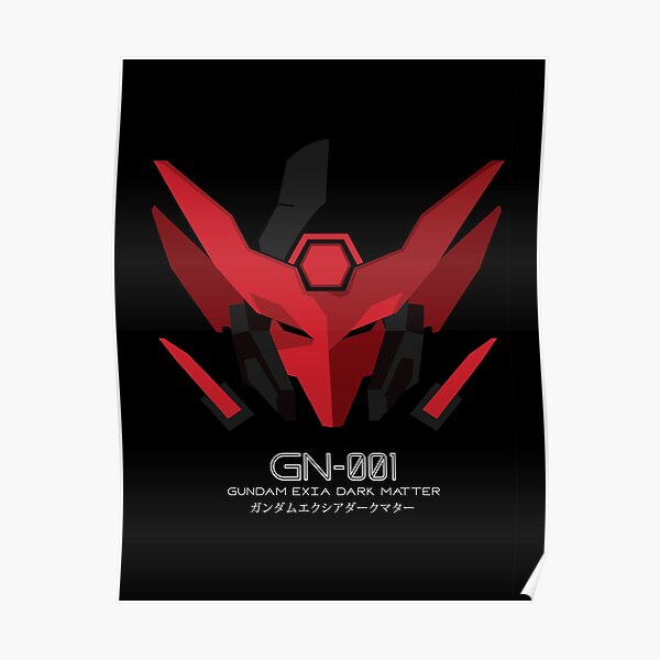 Gundam Exia Dark Matter Poster By Kevintan91 Redbubble