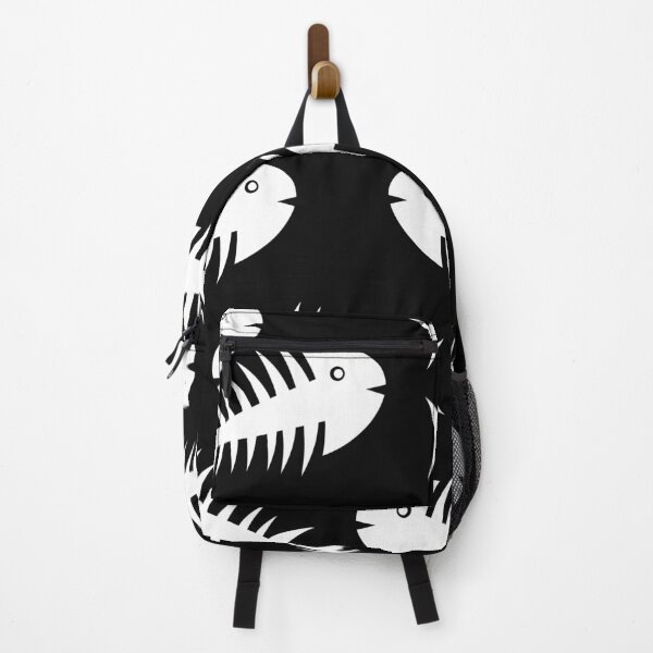 Item preview, Black and White Fish Skeleton Print designed and sold by cgroenewald.